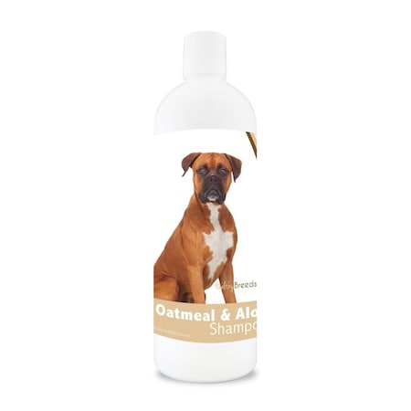 Healthy Breeds 16 oz Boxer Oatmeal Shampoo with Aloe 840235103035